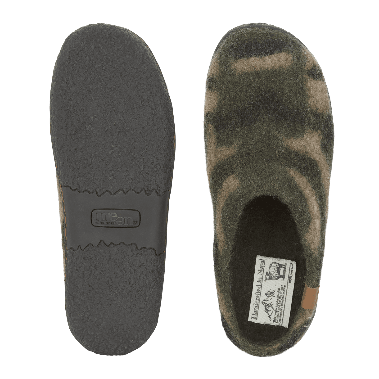 WOOL TIBET - MIX OLIVE